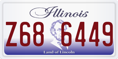 IL license plate Z686449