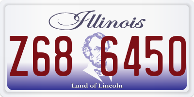 IL license plate Z686450