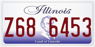 IL license plate Z686453
