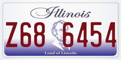IL license plate Z686454