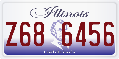 IL license plate Z686456