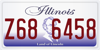IL license plate Z686458