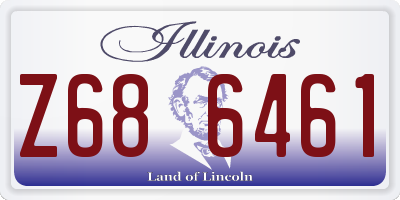 IL license plate Z686461