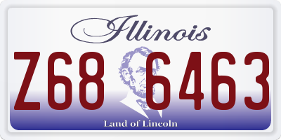 IL license plate Z686463