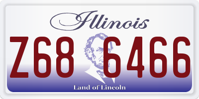 IL license plate Z686466