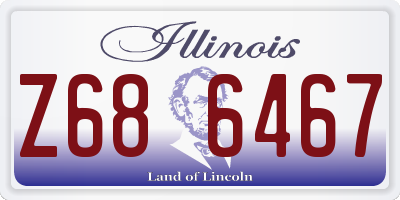 IL license plate Z686467