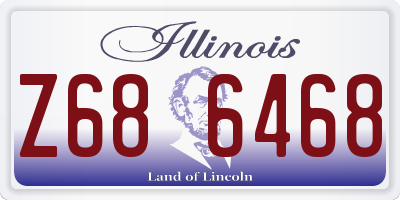 IL license plate Z686468