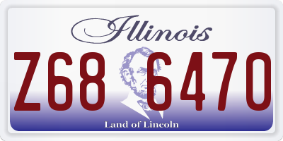 IL license plate Z686470