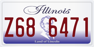 IL license plate Z686471