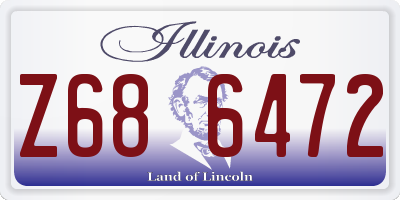 IL license plate Z686472