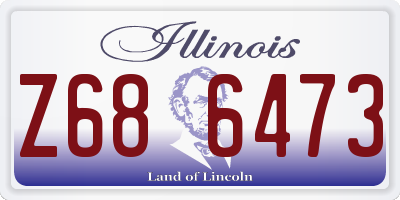 IL license plate Z686473