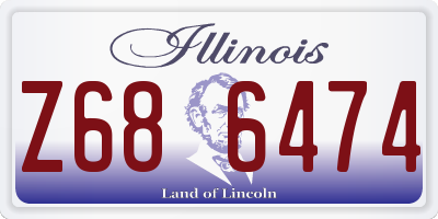 IL license plate Z686474