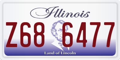 IL license plate Z686477