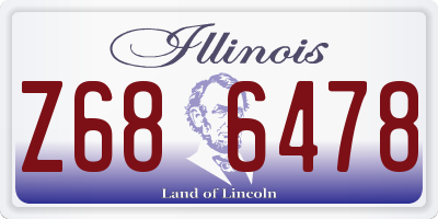 IL license plate Z686478