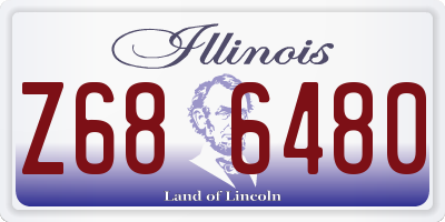 IL license plate Z686480