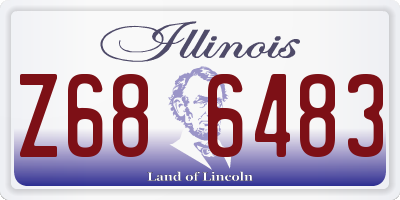 IL license plate Z686483