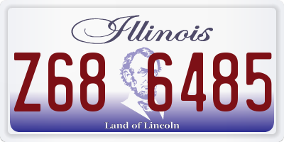 IL license plate Z686485