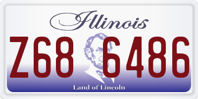 IL license plate Z686486