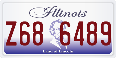 IL license plate Z686489