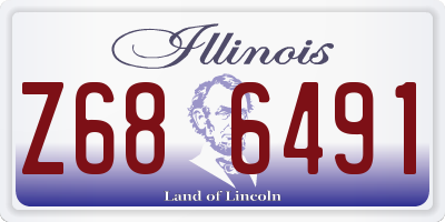 IL license plate Z686491