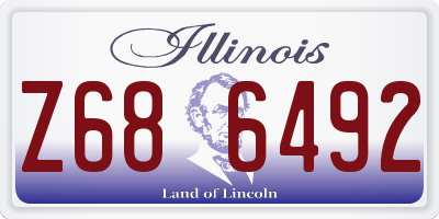 IL license plate Z686492