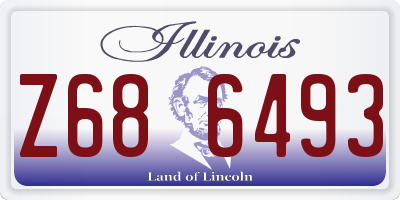 IL license plate Z686493