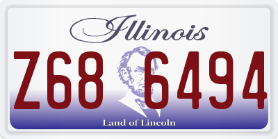 IL license plate Z686494