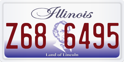 IL license plate Z686495