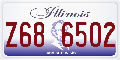 IL license plate Z686502