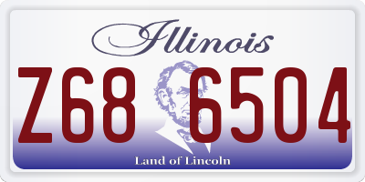 IL license plate Z686504