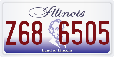 IL license plate Z686505