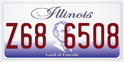 IL license plate Z686508