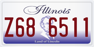 IL license plate Z686511