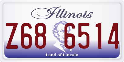 IL license plate Z686514