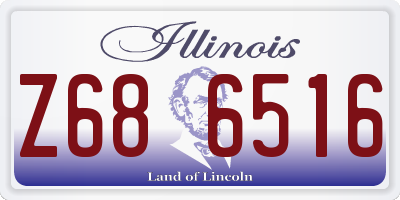 IL license plate Z686516