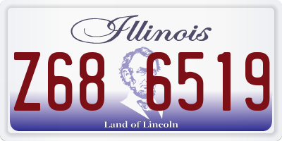 IL license plate Z686519