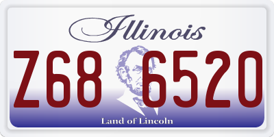 IL license plate Z686520