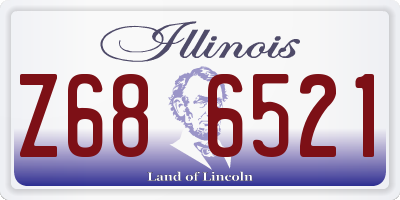 IL license plate Z686521