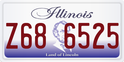 IL license plate Z686525