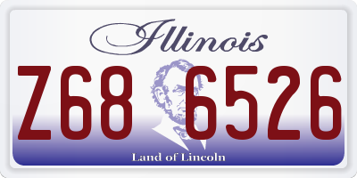 IL license plate Z686526