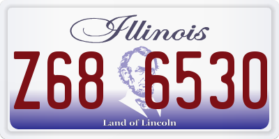 IL license plate Z686530