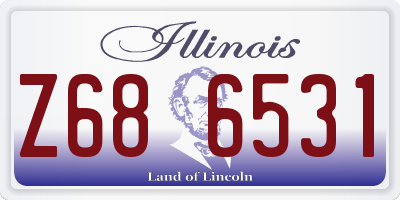 IL license plate Z686531