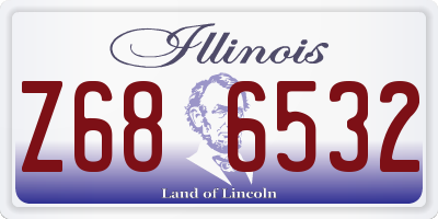 IL license plate Z686532