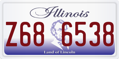 IL license plate Z686538