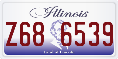 IL license plate Z686539