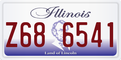 IL license plate Z686541
