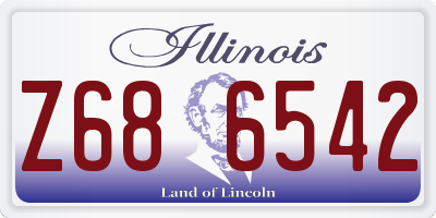 IL license plate Z686542