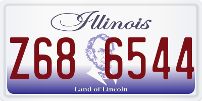 IL license plate Z686544