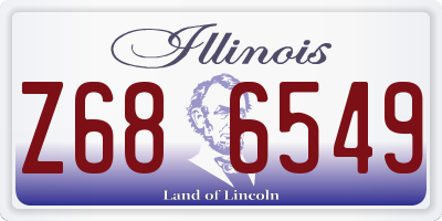 IL license plate Z686549