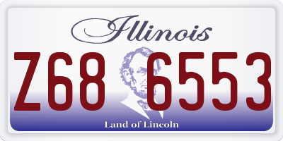 IL license plate Z686553